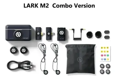 Sistema de micrófono inalámbrico Hollyland Lark M2 Combo - miniatura 1