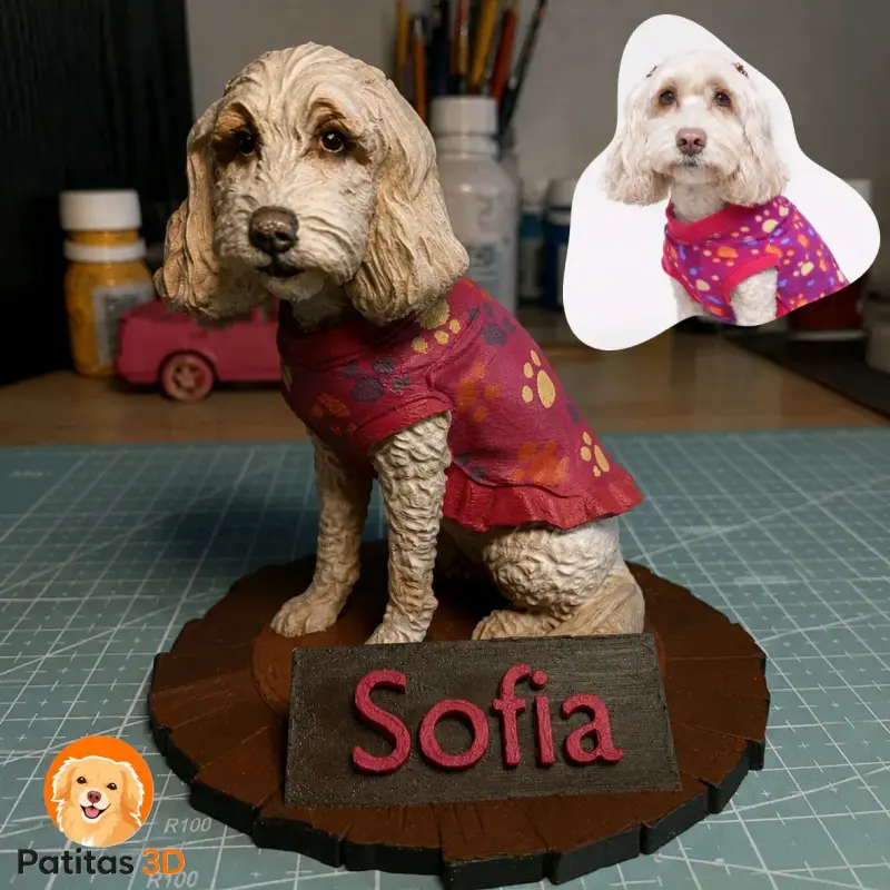 Figurita personalizada de mascota en 3D - 5