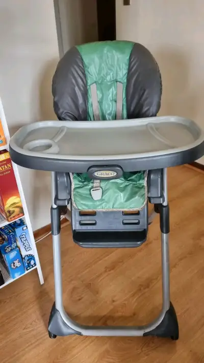 Silla de Comer para Bebé Graco Verde y Gris - miniatura 1