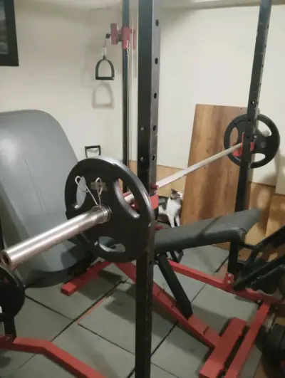PowerRack con acc y barra olímpica - miniatura 3