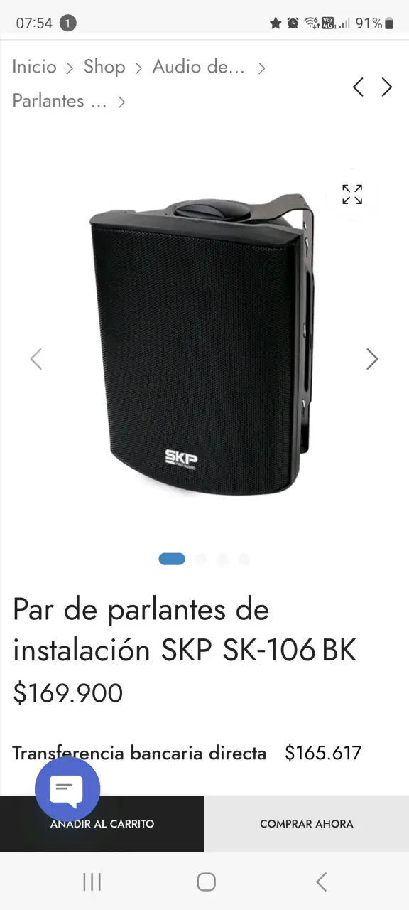 Par de parlantes SKP PRO SK-106 BK - 1