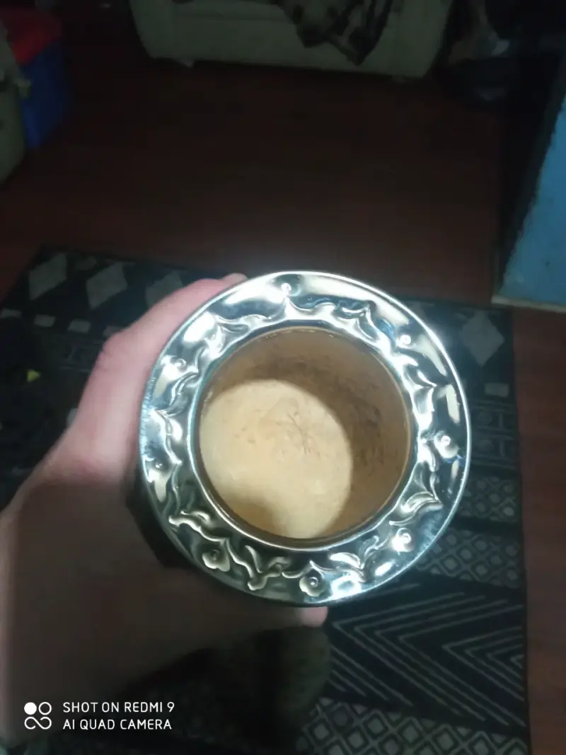 Mate imperial alpaca cuero con diseño deportivo - 4
