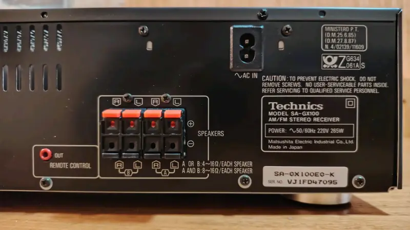 Technics receiver SA-GX100 - 4