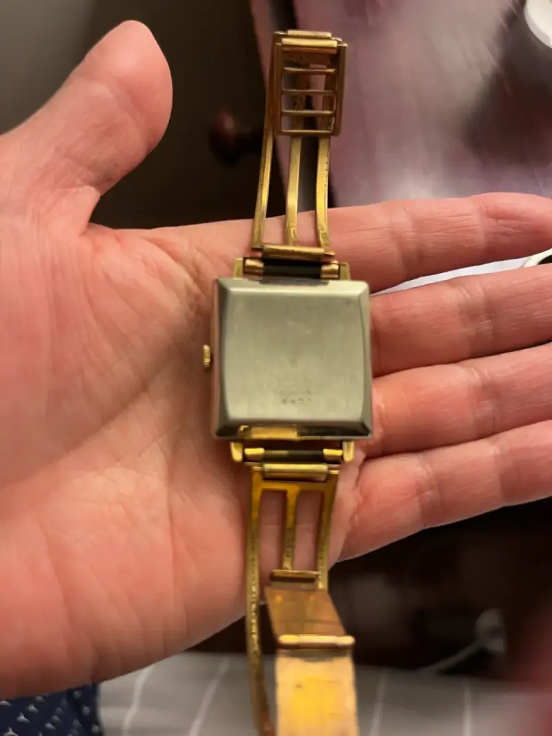 Reloj automático vintage dorado para hombre - 2