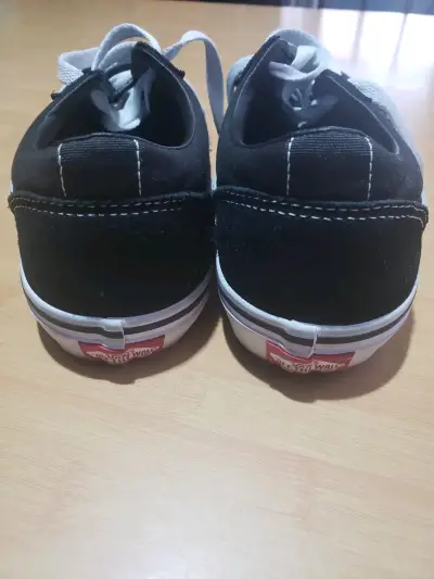 Zapatillas negras de lona Vans original - miniatura 3