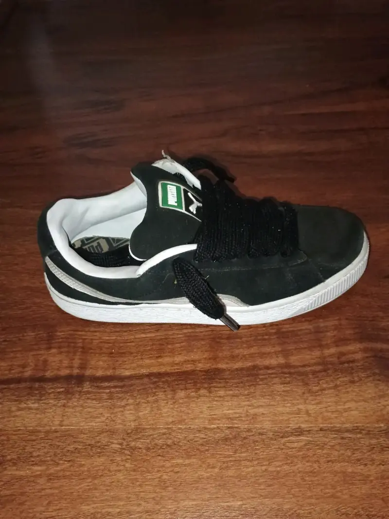 Zapatillas negras Puma de gamuza para hombre - 2