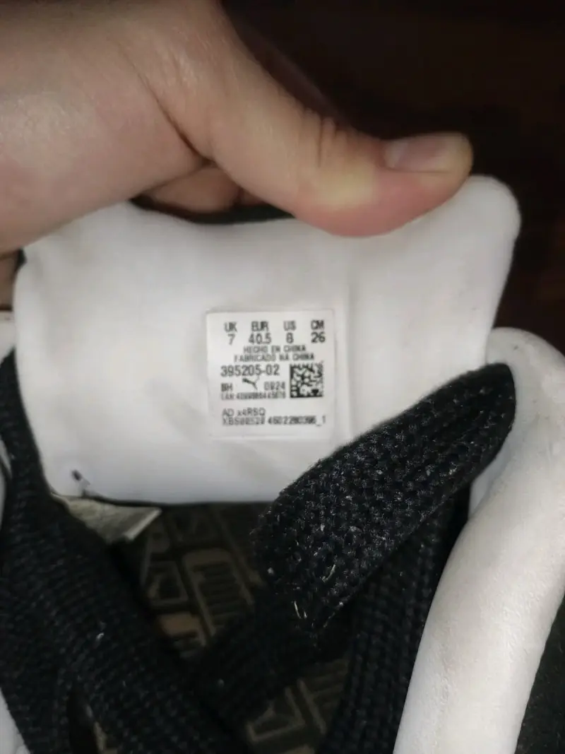 Zapatillas negras Puma de gamuza para hombre - 3