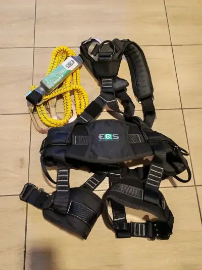 Arnés de seguridad EQS con cuerda amortiguadora - miniatura 1