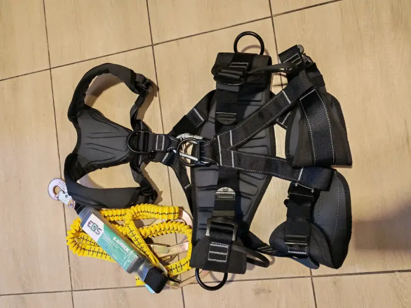 Arnés de seguridad EQS con cuerda amortiguadora - 2