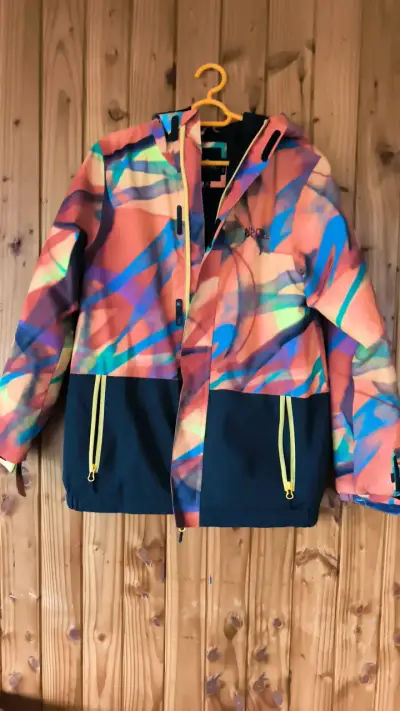 Chaqueta de esquí colorida para niño talla 14 - miniatura 1