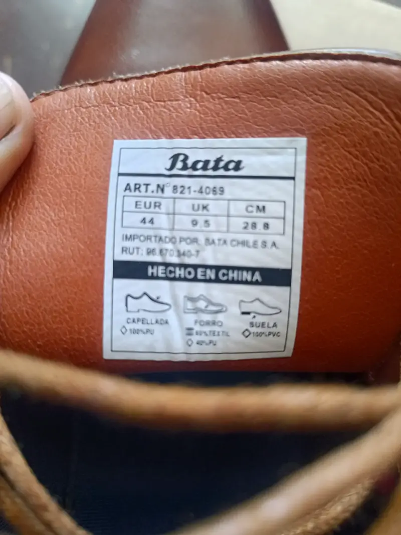 Zapatos de vestir marrones Bata talla 44 - 5
