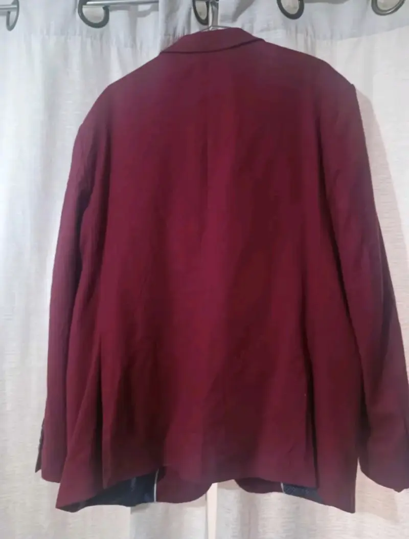 Blazer burdeos para hombre en buen estado - 2