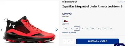 Zapatillas Under Armour Lockdown 5 - miniatura 6