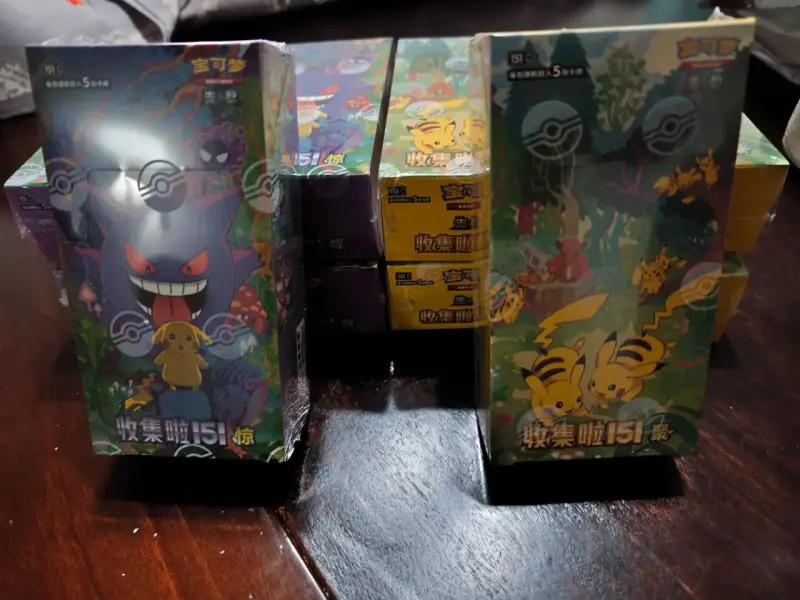 Cajas de cartas Pokémon TCG Chinas Simplified - 2