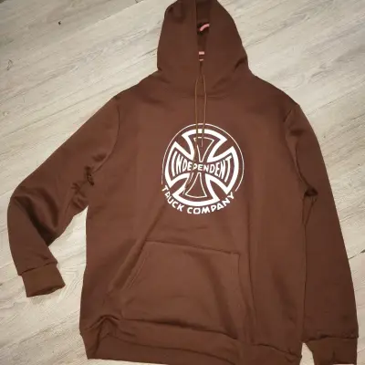 Polerón con capucha marrón Independent xxl - miniatura 1