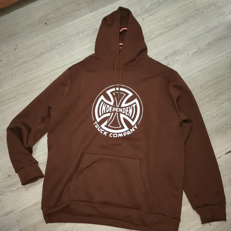 Polerón con capucha marrón Independent xxl - 3