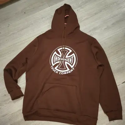 Polerón con capucha marrón Independent xxl - miniatura 3