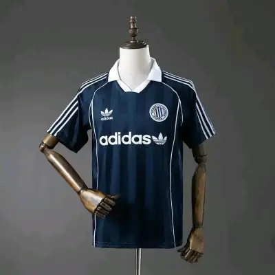 Camiseta Adidas retro azul marino xxl - miniatura 1
