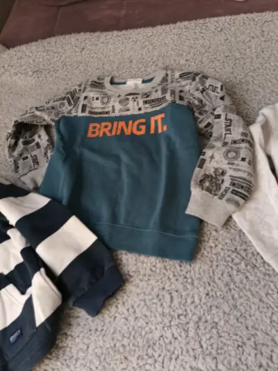 Lote de pantalones para niños en mezclilla y cargo - miniatura 6