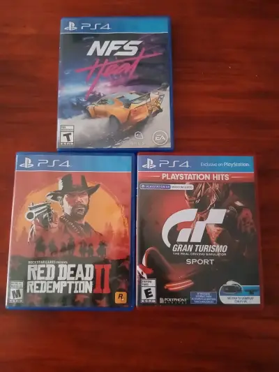 Consola PS4 con control rojo y juegos incluidos - miniatura 5