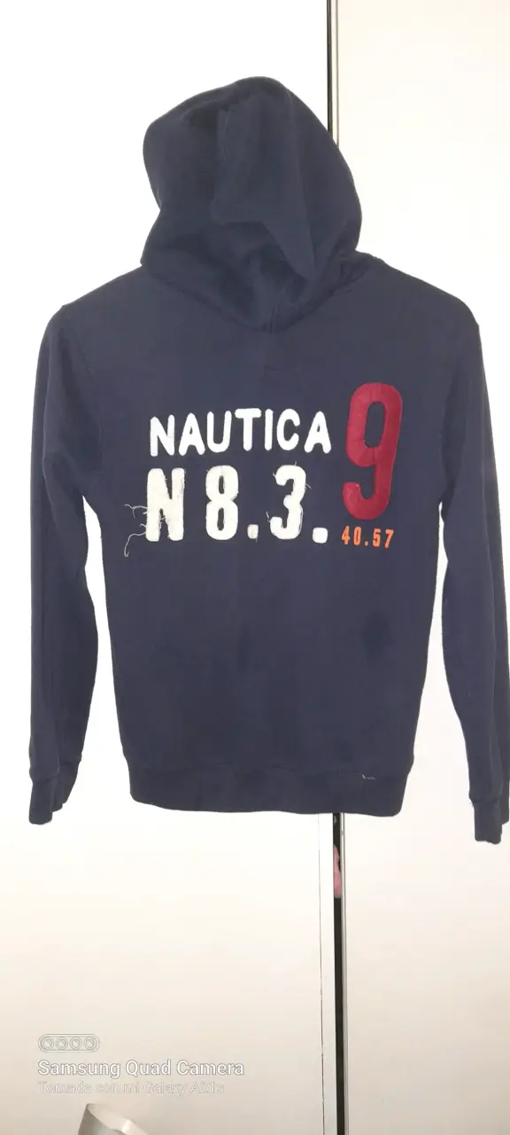 Polerón con capucha Nautica talla L niño - 2