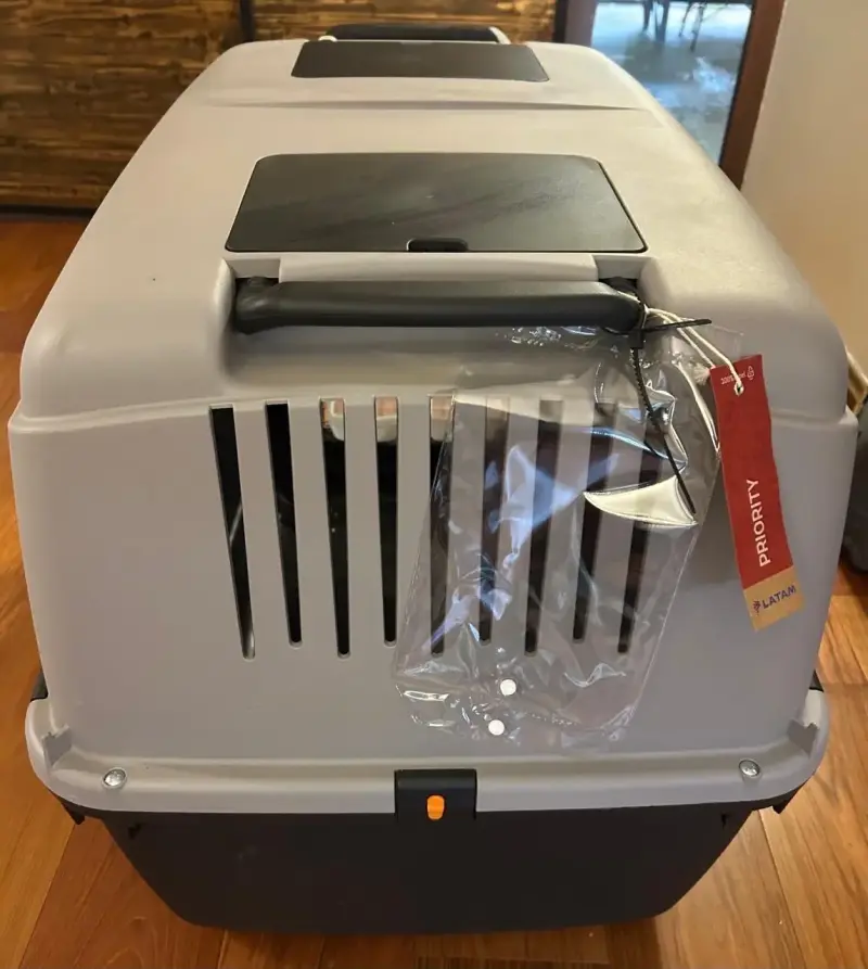 Transportadora de mascotas grande con ventilación - 3