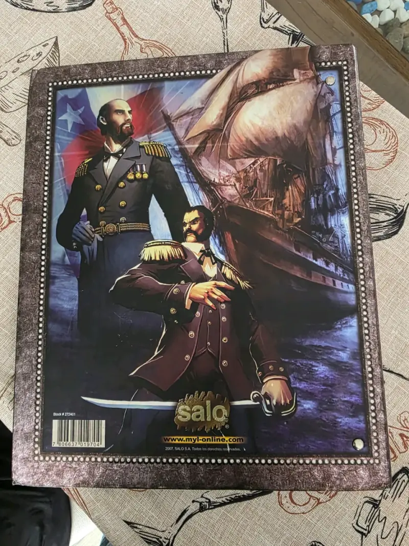 Album/Carpeta Héroes de chile epoca salo - 2