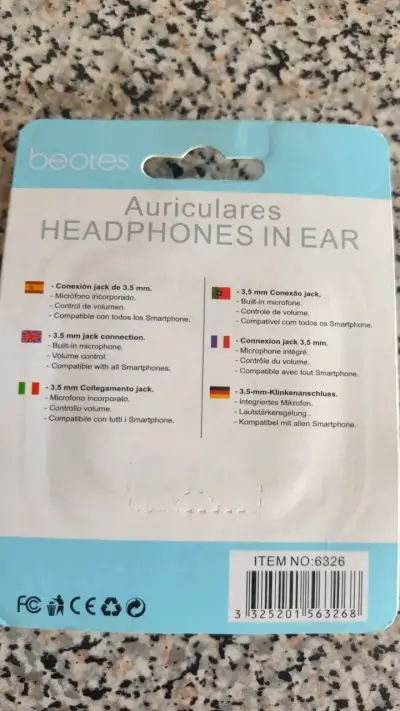 Auriculares In Ear Beotes con Micrófono - miniatura 2