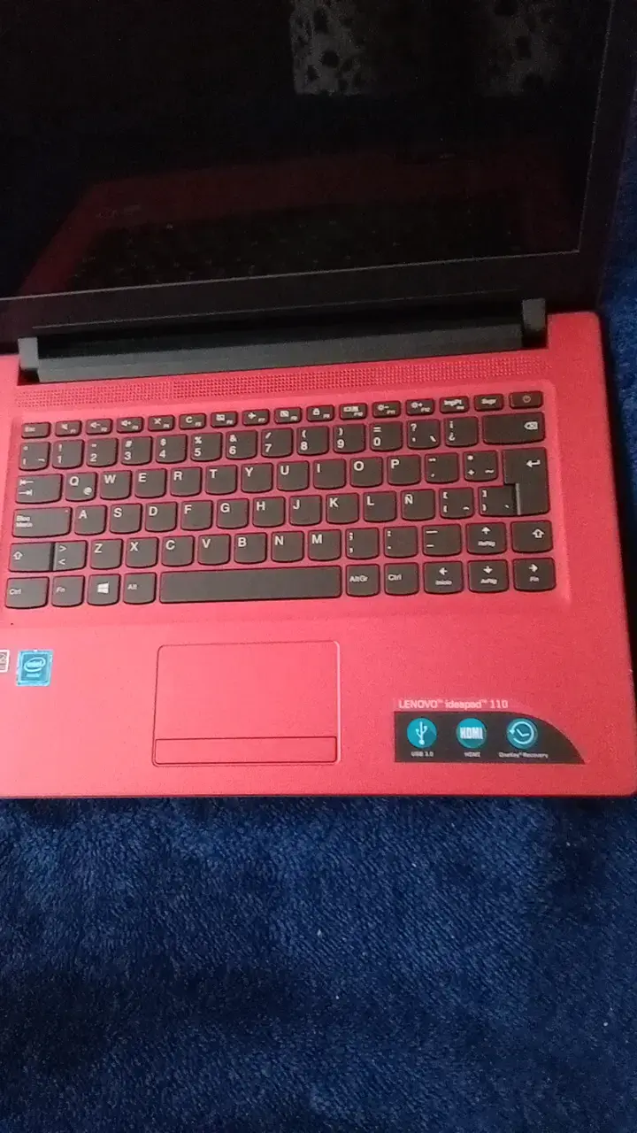 Notebook Lenovo Ideapad 110 rojo con cargador - 2