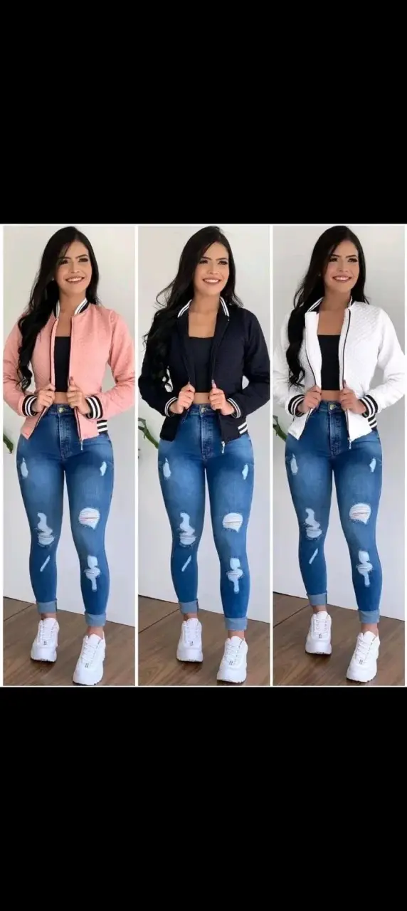 Chaqueta bomber acolchada para mujer en varios colores - 1