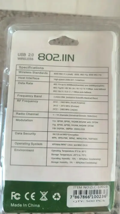 Adaptador USB WiFi 802.11N 300 Mbps - miniatura 2
