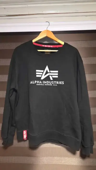 Polerón negro Alpha Industries XL - miniatura 1