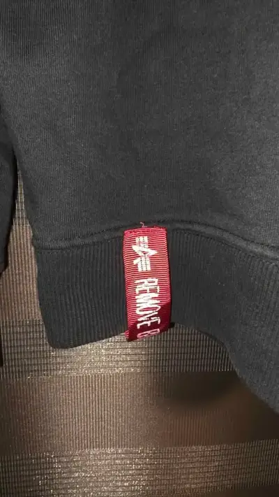 Polerón negro Alpha Industries XL - miniatura 2