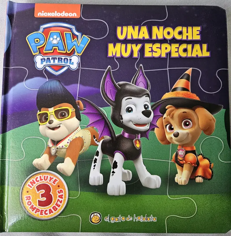 Libro infantil Paw Patrol con rompecabezas - 1