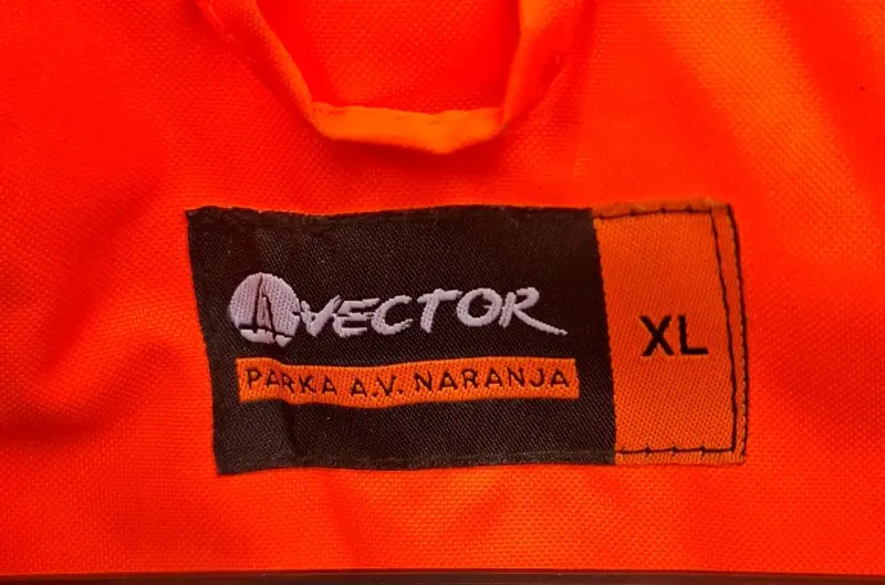 Parka térmica bicolor marca vector talla XL - 3