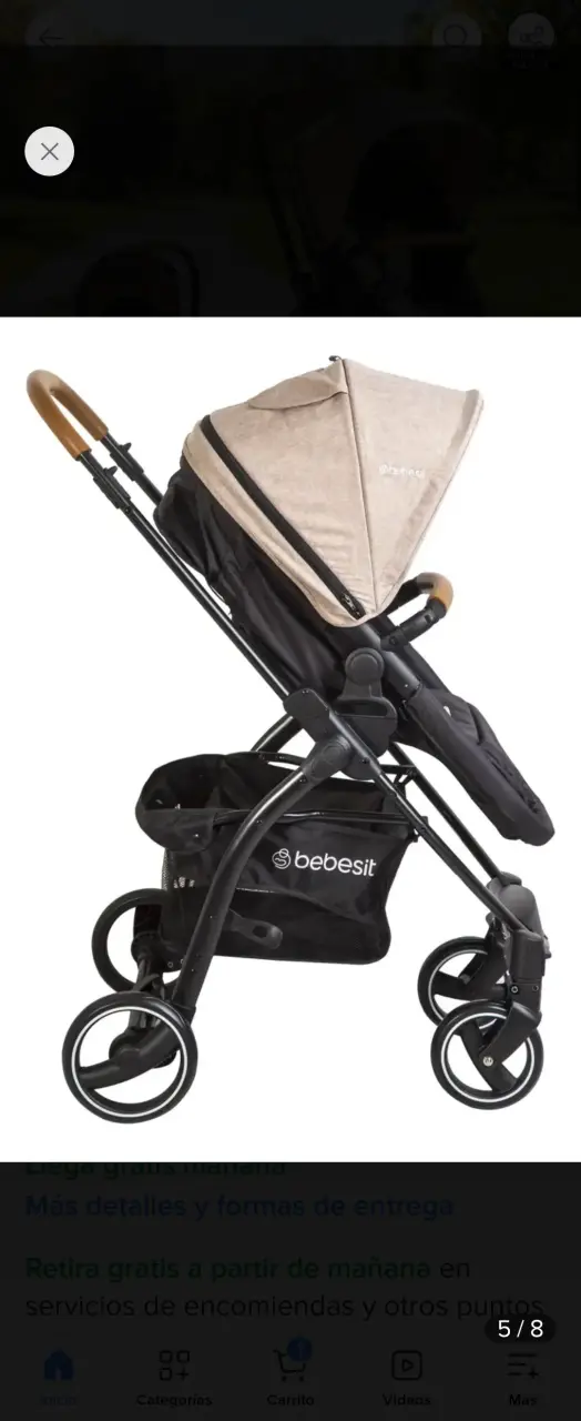 Coche de bebé Bebesit con silla de auto - 2