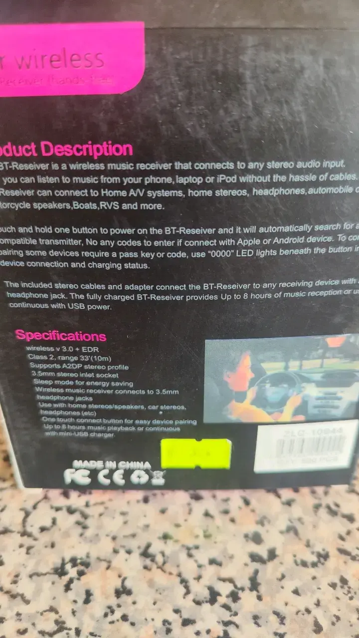 Receptor de Música Bluetooth para Auto - 2