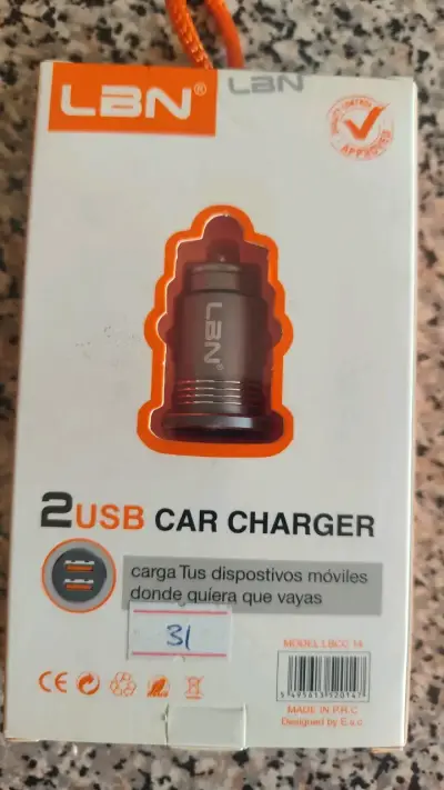 Cargador de Auto USB LBN 2.4A - miniatura 2