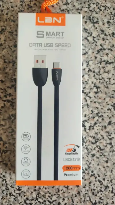 Cable USB Tipo C LBN 1200mm Carga Rápida - miniatura 1