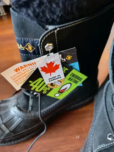 Botas de Invierno Negras con Forro Térmico Terra - miniatura 2