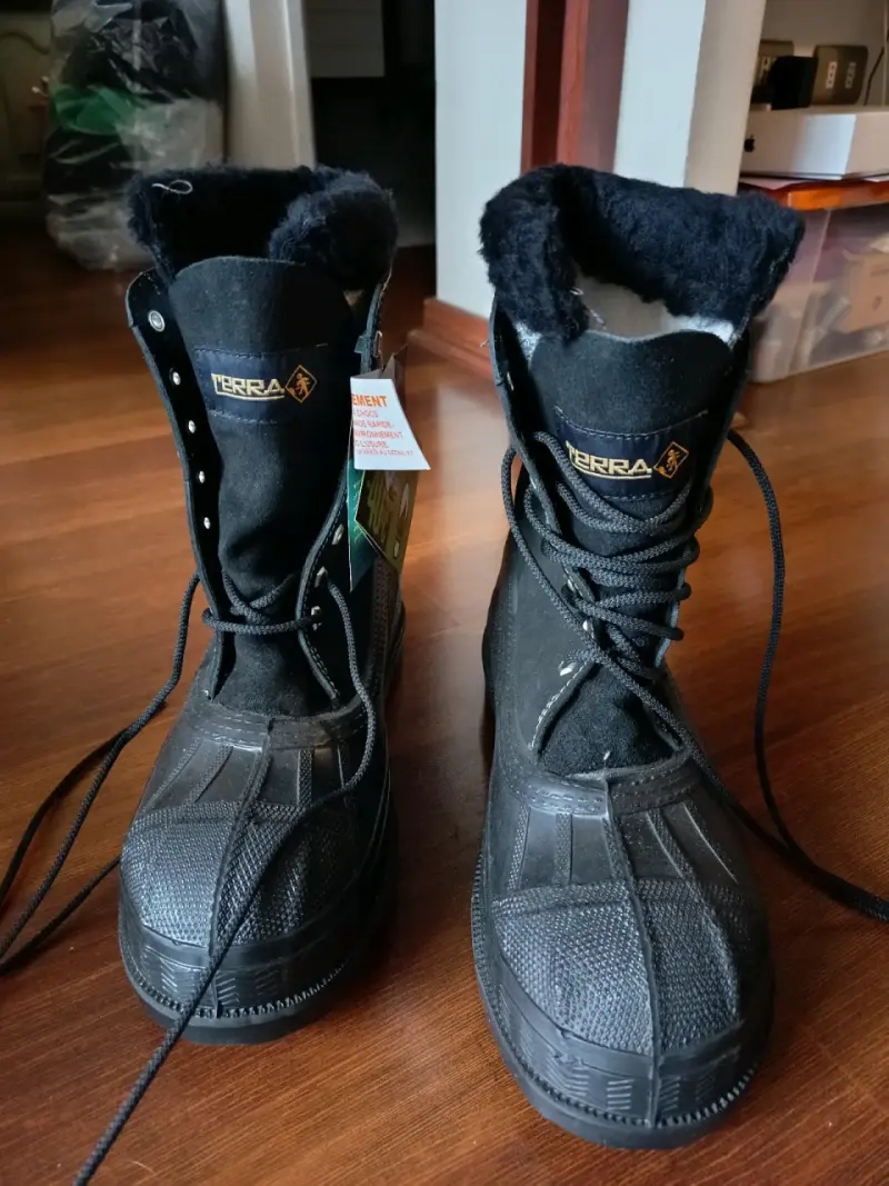 Botas de Invierno Negras con Forro Térmico Terra - 4