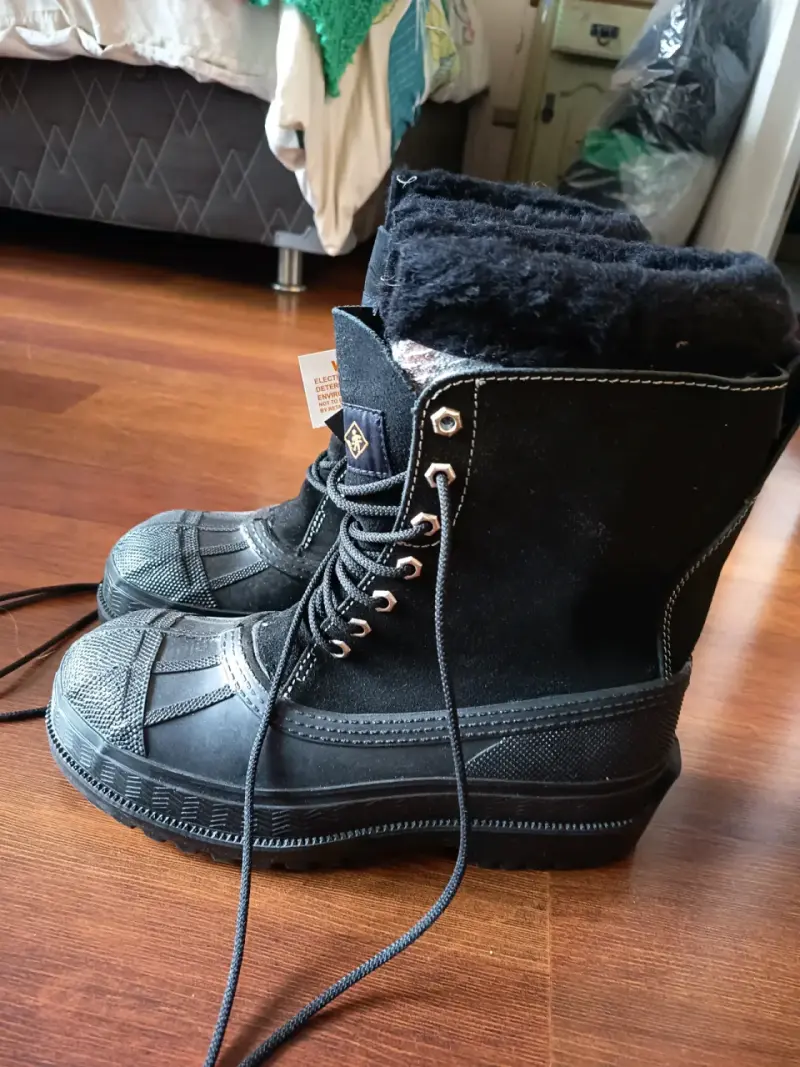 Botas de Invierno Negras con Forro Térmico Terra - 5