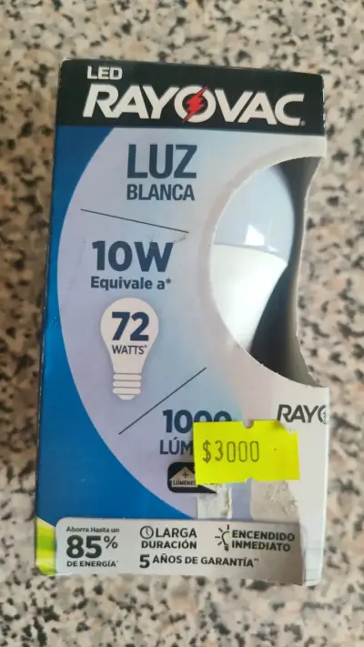 Ampolleta LED Rayovac 10W Luz Blanca - miniatura 1