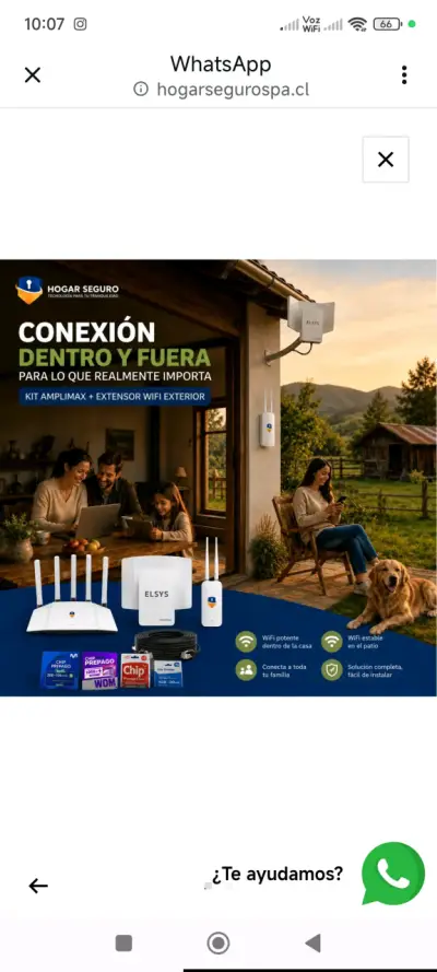 Antena Elsys con router - miniatura 3