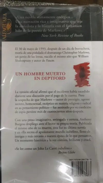 Libro 'Un Hombre Muerto en Deptford' de Anthony Burgess - miniatura 2