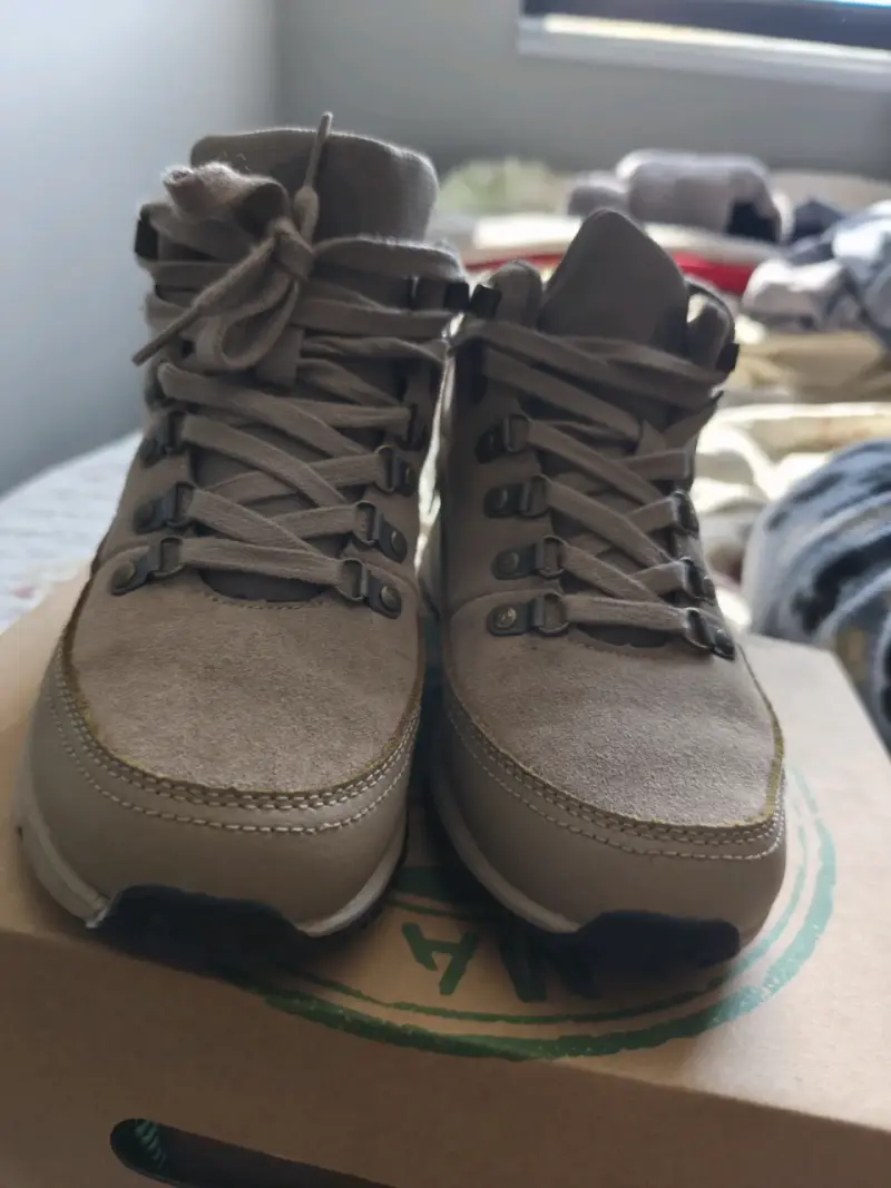 Botas de senderismo para mujer color beige - 4