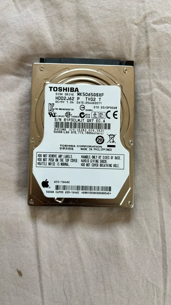 Disco duro Toshiba 500GB MK5065GSXF - 1