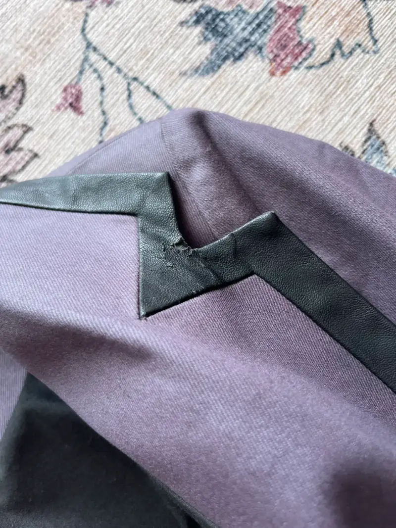 Blazer morado con detalles negros ASH New York - 3