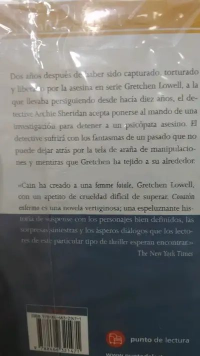 Libro 'Corazón Enfermo' de Chelsea Cain - miniatura 2
