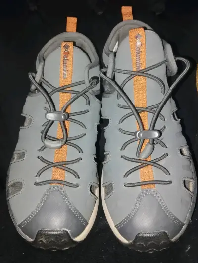 Zapatillas de senderismo Columbia grises y naranjas - miniatura 1